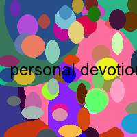 personal devotion vol 1