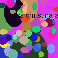 lyrics christina aguilera